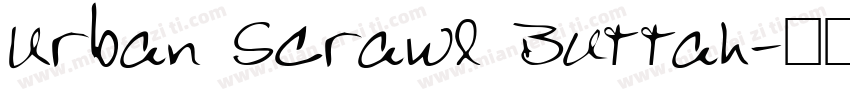 Urban Scrawl Buttah字体转换